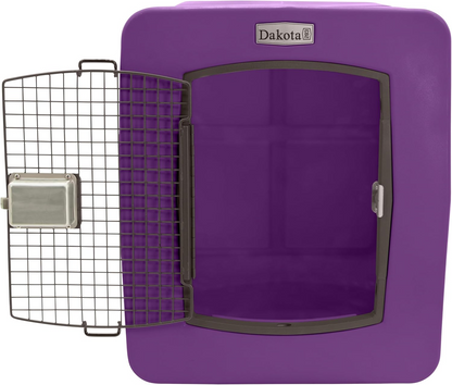 Dakota 283 G3 Dog Kennel – X-Large Purple, Framed Door with Keyed Latch, Ventilated & Stackable Crate, 38.5" x 25.5" x 29.5"