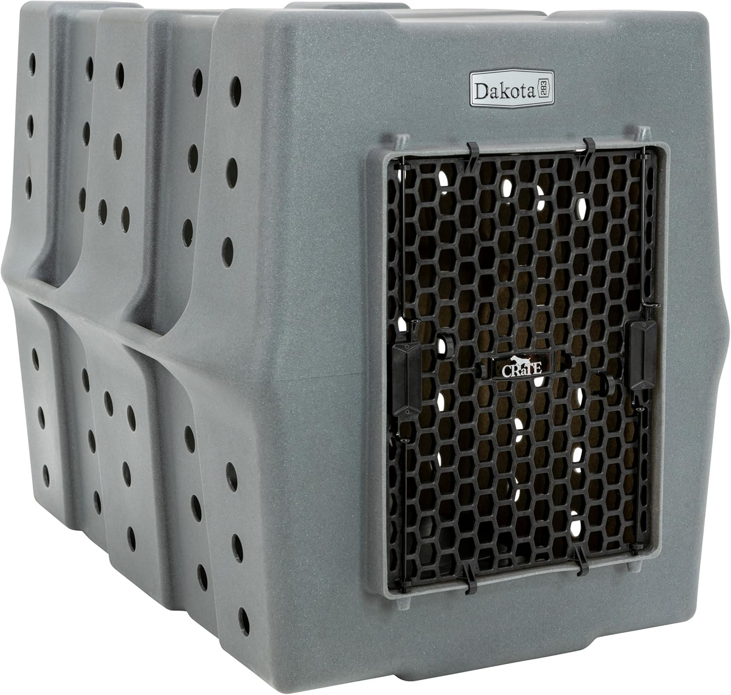 Dakota 283 CRaTE Dog Kennel – Canine Rough and Tough Economy Series – Intermediate, Large & X-Large – Dark Granite, Coyote Granite, Olive, Orange & Sandstone