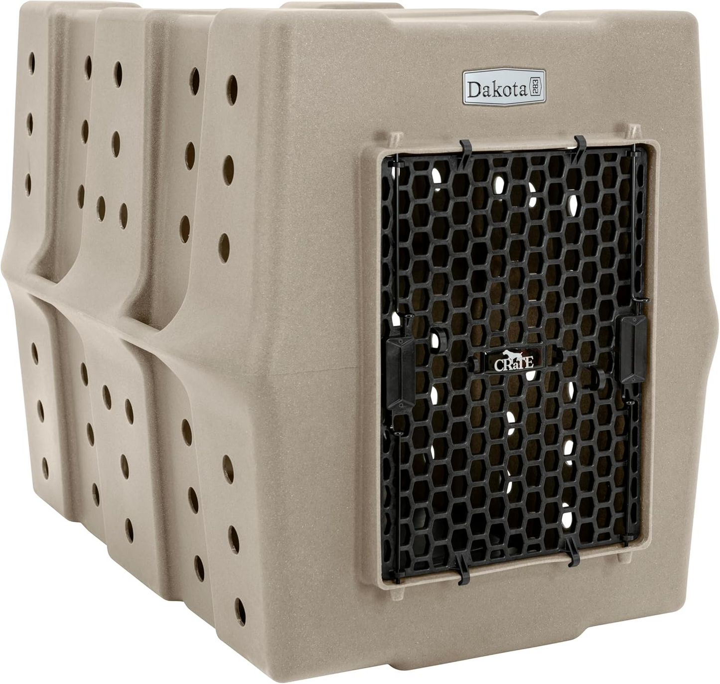 Dakota 283 CRaTE Dog Kennel – Canine Rough and Tough Economy Series – Intermediate, Large & X-Large – Dark Granite, Coyote Granite, Olive, Orange & Sandstone