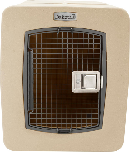 Dakota 283 G3 Dog Kennel – X-Large Coyote Granite, Framed Door with Keyed Latch, Ventilated & Stackable Crate, 38.5" x 25.5" x 29.5"