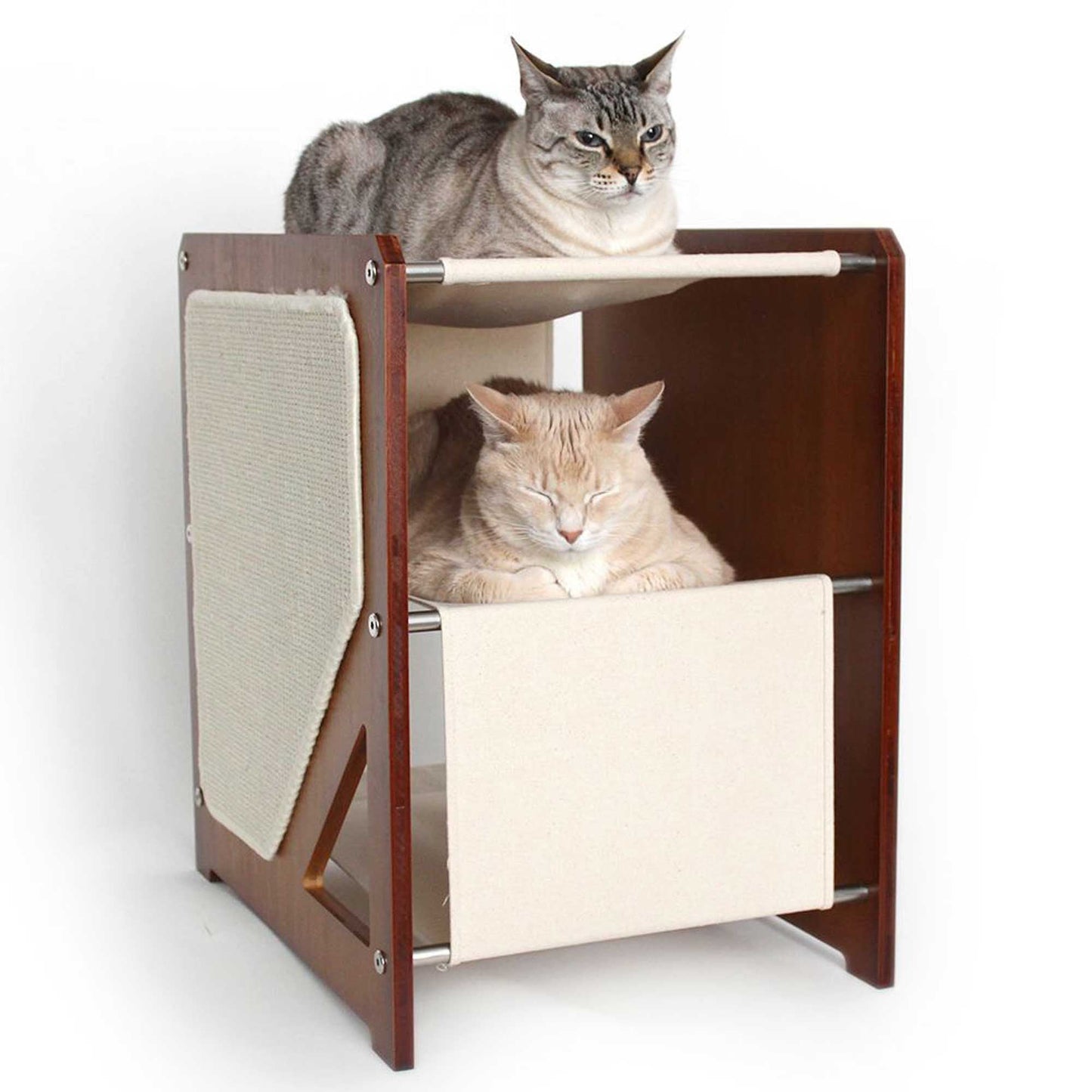 The Grotto - Short Cat Tree for Small Spaces