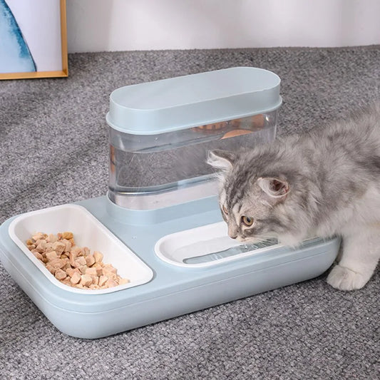 EasyFeed 3-in-1 Stylish Pet Bowls with Automatic Water Dispenser (1.5L)