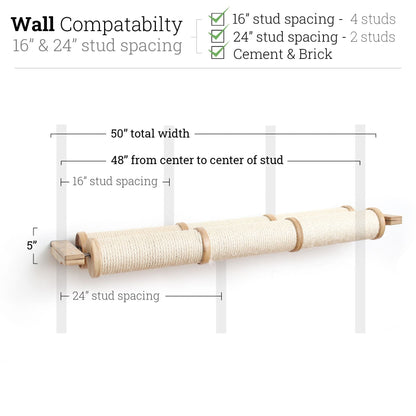 Horizontal Scratching Post for Cats