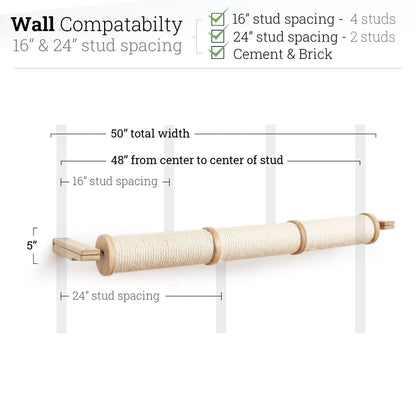 Horizontal Scratching Post for Cats