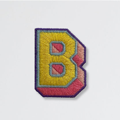 Nooee Pet Alphabet Patches – Colorful Embroidered Letters with Iron-On or Adhesive Backing, Personalize Pet Beds, Teepees & Accessories, Easy to Apply & Remove