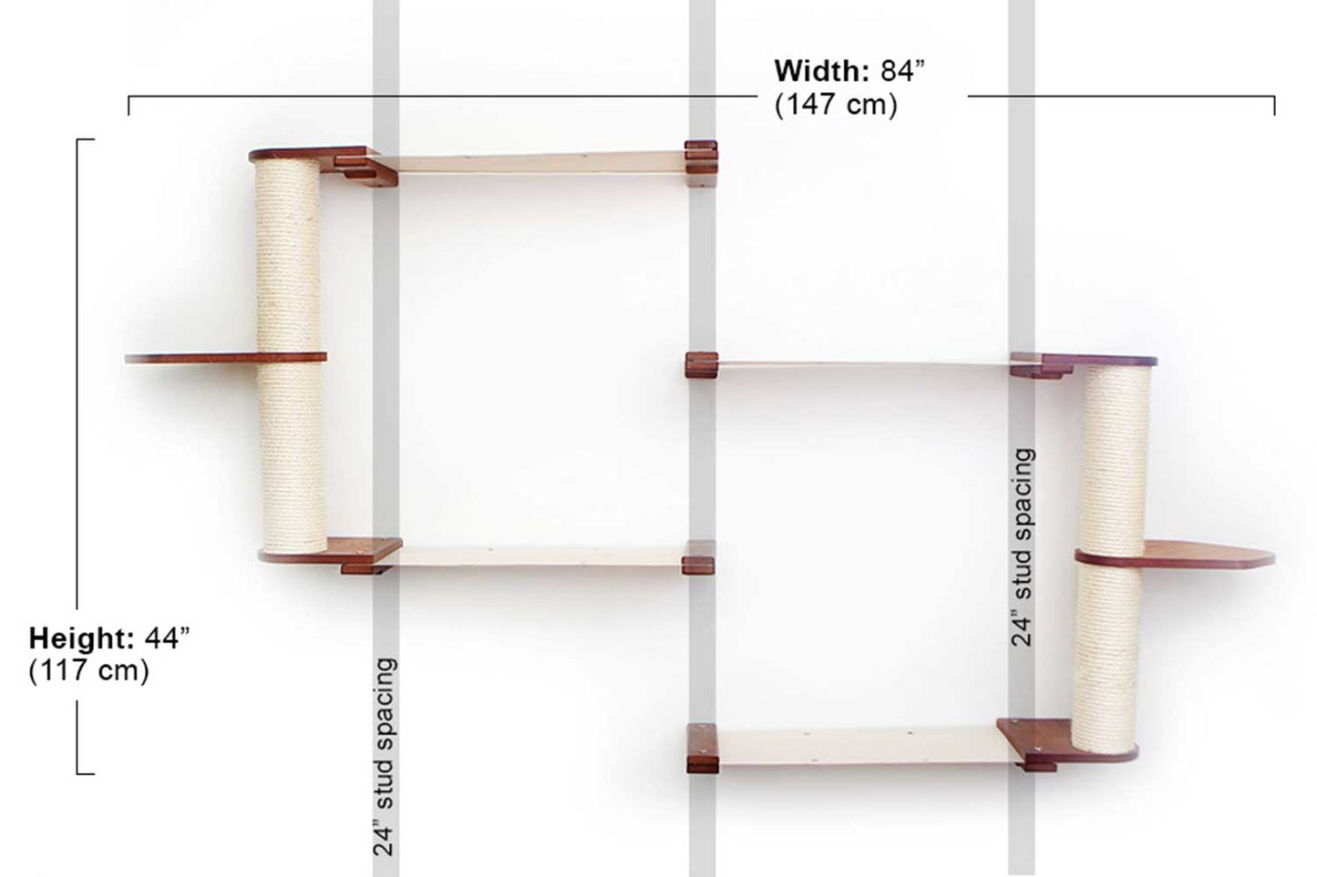 The Catacombs - Cat Tree Scratching Post System