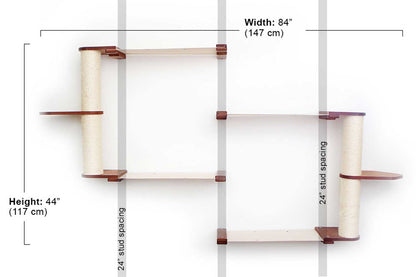 The Catacombs - Cat Tree Scratching Post System