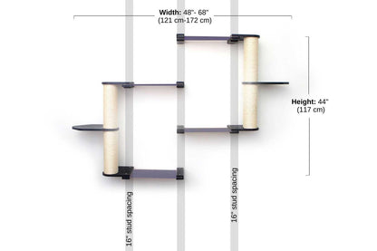 The Catacombs - Cat Tree Scratching Post System