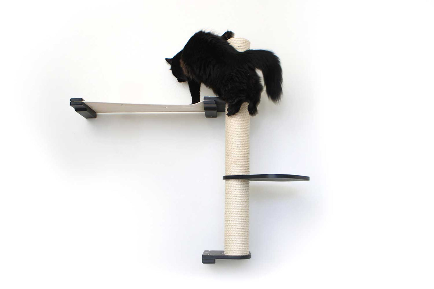 The Crow's Nest - A Wall Cat Scratcher with Hammock