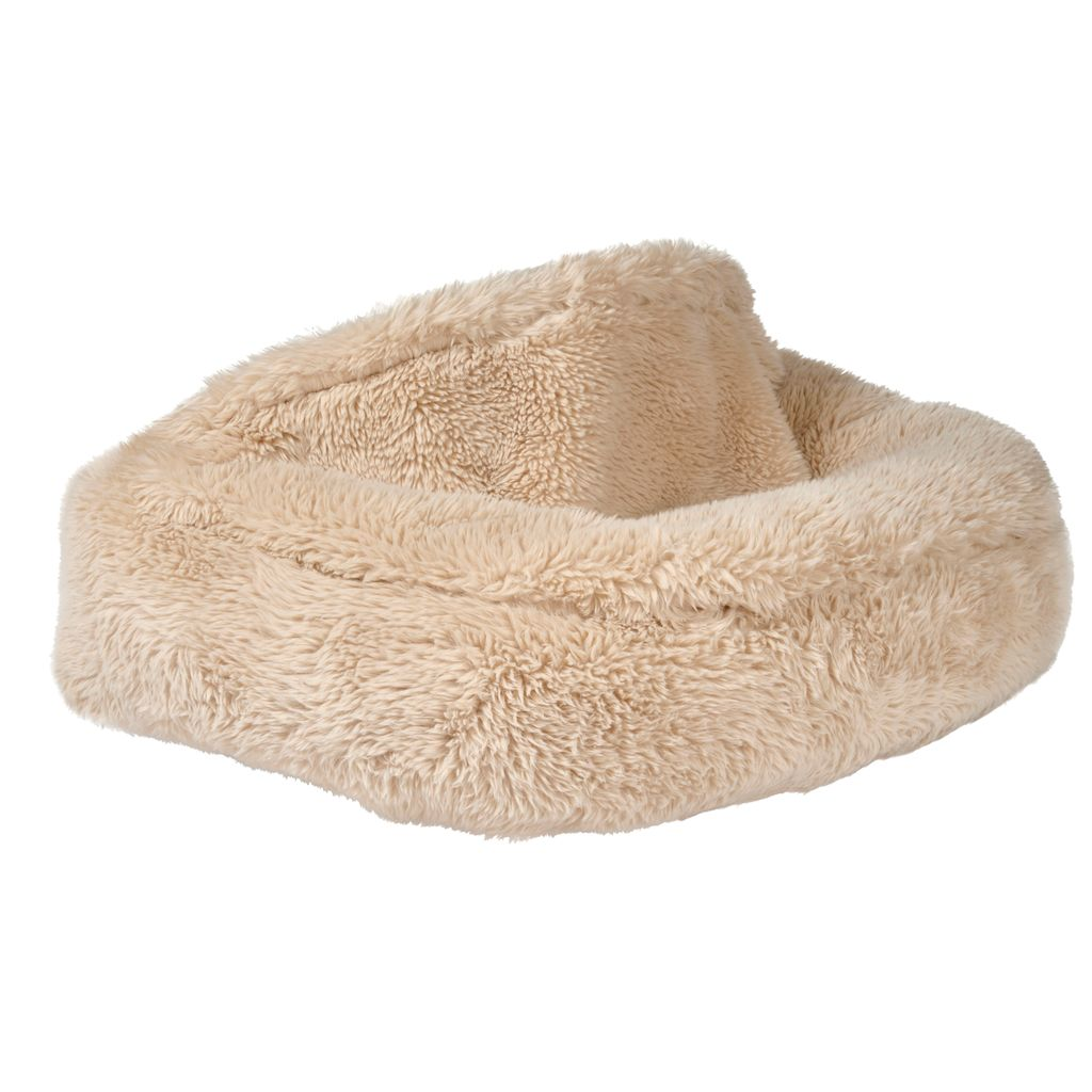 Canopy Cozy Dog Bed | Plush Covered Bed for Calm & Comfort