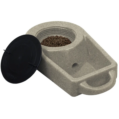 Dakota 283 Dine N Dash Dog Feeding System with Dakota Guard Antimicrobial – Coyote Granite, Dark Granite, Olive & Orange
