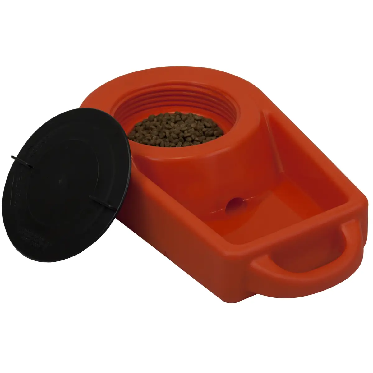 Dakota 283 Dine N Dash Dog Feeding System with Dakota Guard Antimicrobial – Coyote Granite, Dark Granite, Olive & Orange