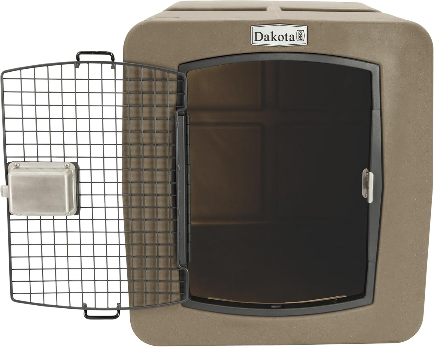 Dakota 283 G3 Large Framed Door Dog Kennel with Dakota Guard Antimicrobial – Coyote Granite & Dark Granite