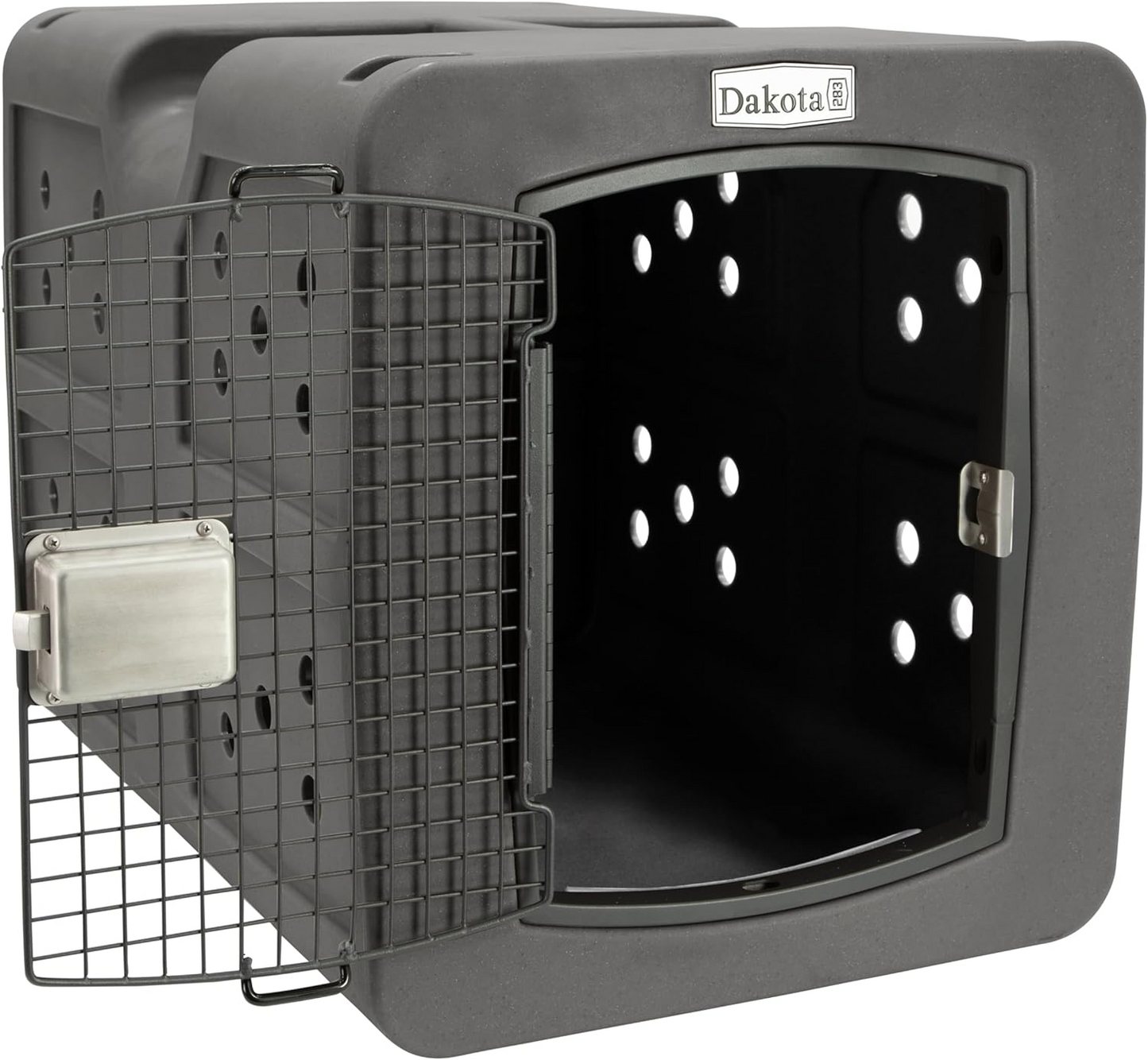 Dakota 283 G3 Large Framed Door Dog Kennel with Dakota Guard Antimicrobial – Coyote Granite & Dark Granite
