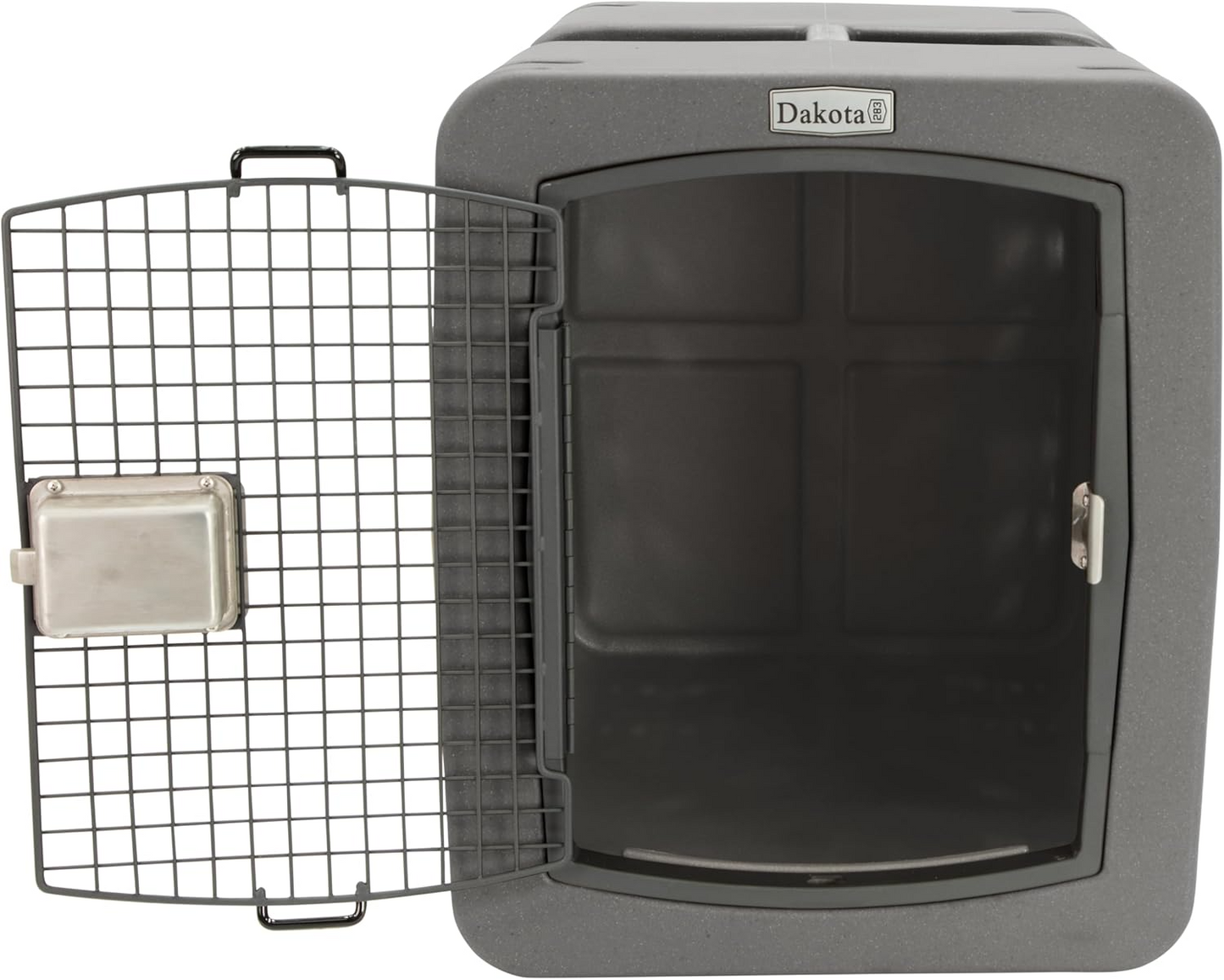 Dakota 283 G3 Medium Framed Door Dog Kennel with Dakota Guard Antimicrobial – Coyote Granite & Dark Granite