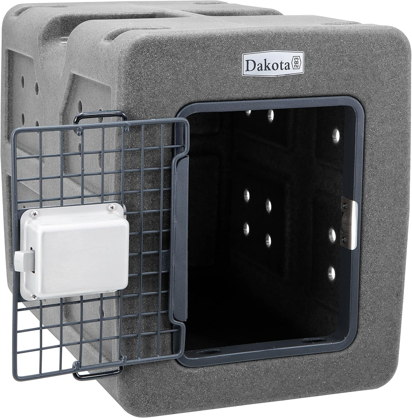 Dakota 283 G3 Small Framed Door Dog Kennel with Dakota Guard Antimicrobial – Coyote Granite & Dark Granite