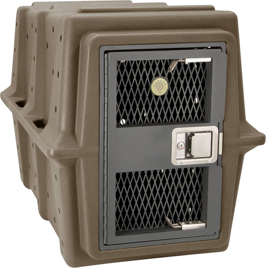 Dakota 283 Hero Dog Kennel with Dakota Guard Antimicrobial – Coyote Granite & Dark Granite