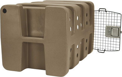 Dakota 283 T1 Dog Kennel with Dakota Guard Antimicrobial – Coyote Granite & Dark Granite