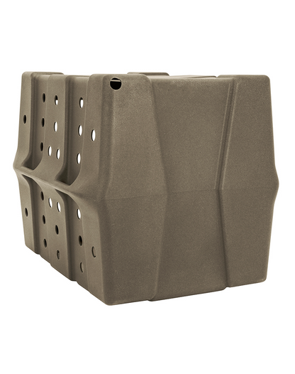 Dakota 283 CRaTE Economy Dog Kennel – Large Coyote Granite, Heavy-Duty One-Piece Design with Dual-Swing Door, Ventilated & Portable Crate