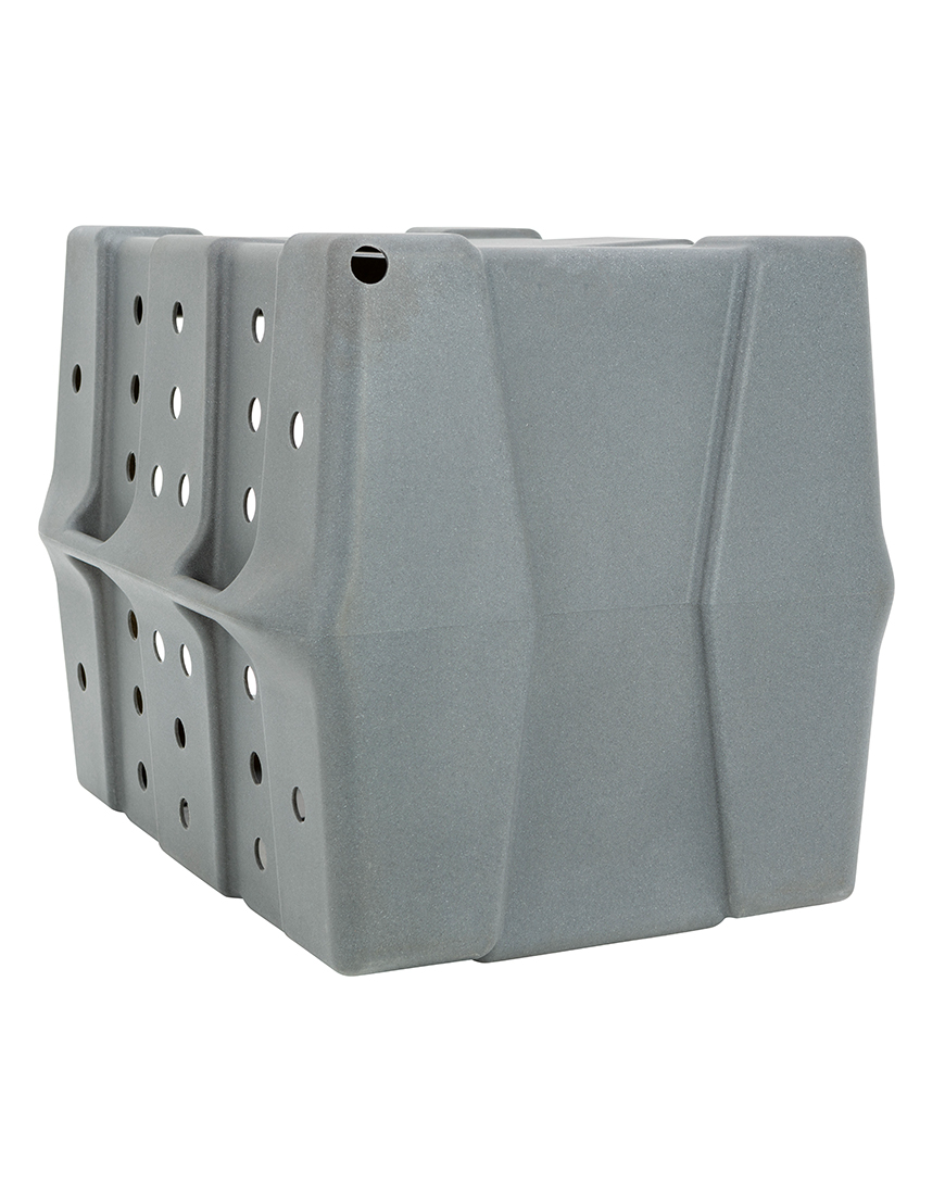 Dakota 283 CRaTE Economy Dog Kennel – Large Dark Granite, Heavy-Duty One-Piece Design with Dual-Swing Door, Ventilated & Portable Crate