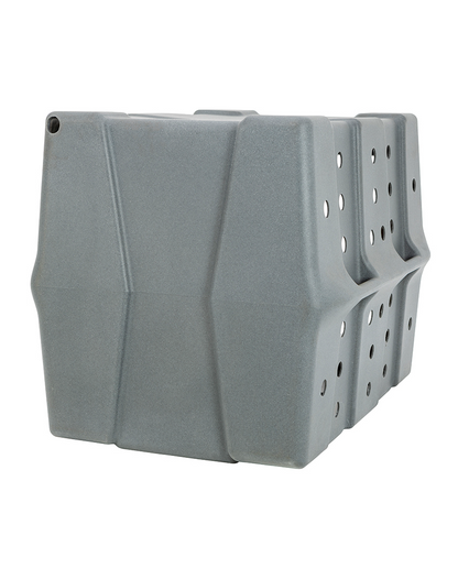 Dakota 283 CRaTE Economy Dog Kennel – Large Dark Granite, Heavy-Duty One-Piece Design with Dual-Swing Door, Ventilated & Portable Crate