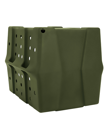Dakota 283 CRaTE Economy Dog Kennel – X-Large Olive Green, Heavy-Duty One-Piece Design with Dual-Swing Door, Ventilated & Portable Crate