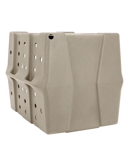 Dakota 283 CRaTE Economy Dog Kennel – X-Large Sandstone, Heavy-Duty One-Piece Design with Dual-Swing Door, Ventilated & Portable Crate