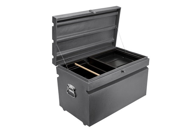 Dakota 283 Tack Trunk Storage Box with Accessory Trays – Dark Granite, Green, Khaki Granite & Marsala