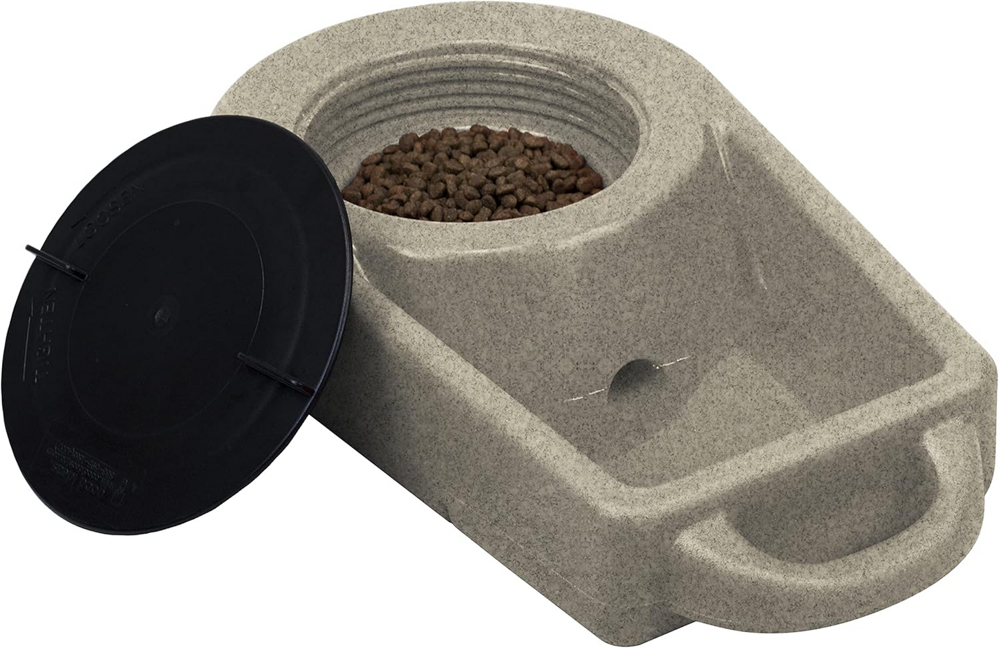 Dakota 283 Dine N Dash Dog Feeding System – Coyote Granite, Dark Granite, Olive & Orange