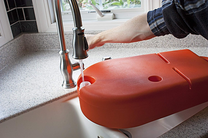 Dakota 283 Dine N Dash Dog Feeding System – Coyote Granite, Dark Granite, Olive & Orange