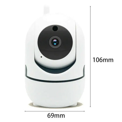 1080P WiFi Indoor Security Camera with Night Vision, Motion Alerts & Two-Way Audio