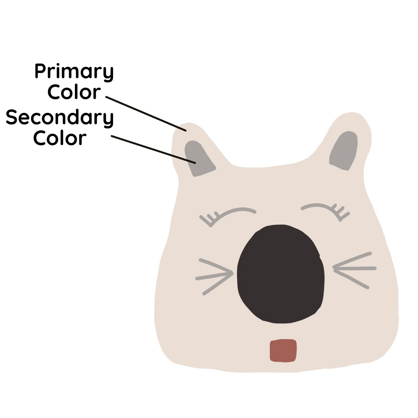 Fuzzy Cove Girl Cat Design Ear Style Felted Wool Cat Cave – Cozy Peekaboo Bed (Small & Large)