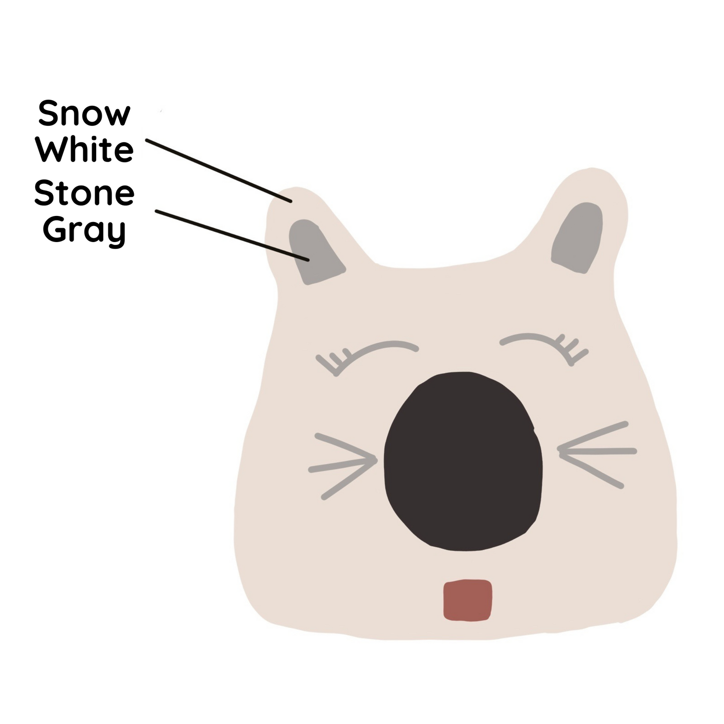 Fuzzy Cove Girl Cat Design Ear Style Felted Wool Cat Cave – Cozy Peekaboo Bed (Small & Large)