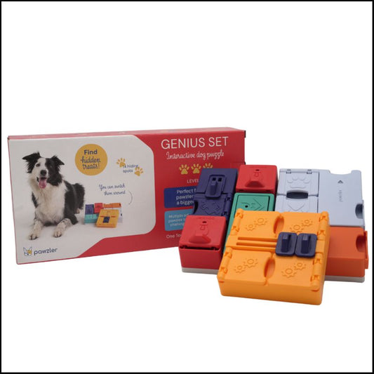 Pawzler Genius Set | Advanced Dog Puzzle Toy for Smart & Experienced Dogs