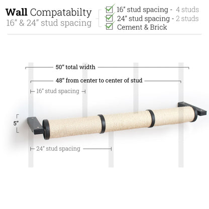 Horizontal Scratching Post for Cats