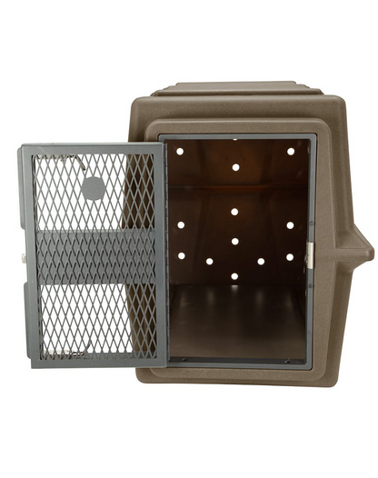 Dakota 283 Hero Dog Kennel – Coyote Granite, Heavy-Duty Military-Grade Crate with Lockable Paddle Latch & Chew-Resistant Ventilation