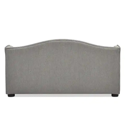 Robin 35" Tufted Wingback Pet Sofa Bed | Gray Stain-Resistant Dog & Cat Lounge
