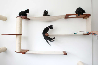 Cat Maze Wall - 3 Tier Cat Tree