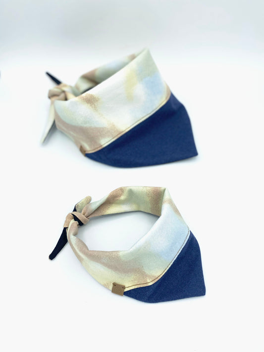 Aspen Reversible Pet Bandana – Premium Cotton Double-Sided Dog & Cat Bandana (XS–L)