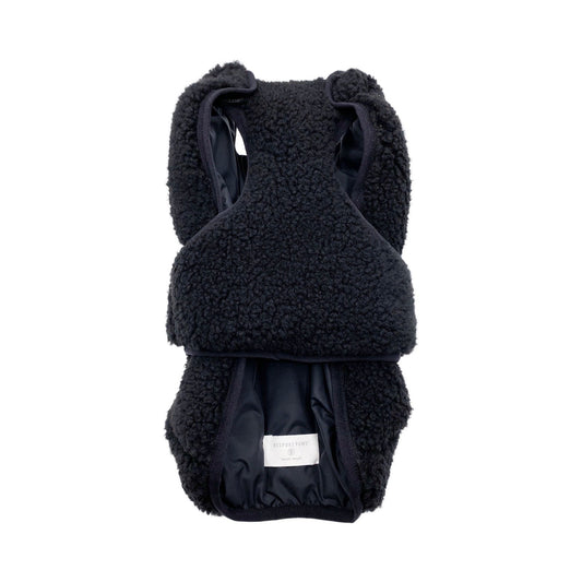 Corey Faux Shearling Dog Vest | Reversible Warm Winter Puffer for Small–Large Dogs