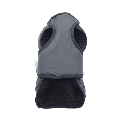 Corey Faux Shearling Dog Vest | Reversible Warm Winter Puffer for Small–Large Dogs