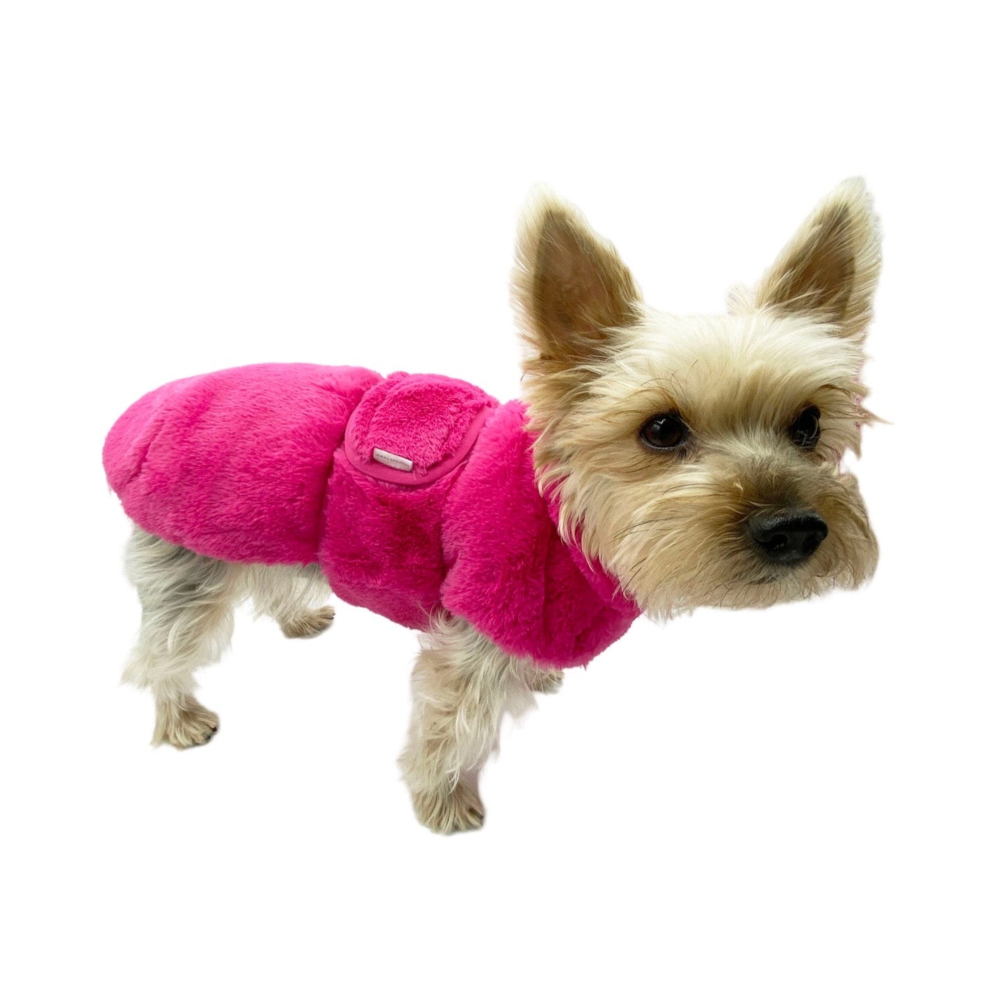 Cody Faux Fur Dog Vest | Reversible Plush Winter Puffer for Small–Large Dogs