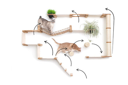 The Juggernaut - Indoor Cat Playground for Wall