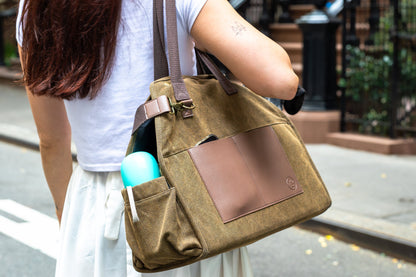 The Daily Packable Pet Carrier – Medium (Army Green) Lightweight Foldable Dog & Cat Travel Carrier