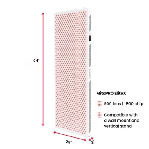 MitoPRO X Red Light Therapy Panel – Advanced 6-Wavelength Medical-Grade Device
