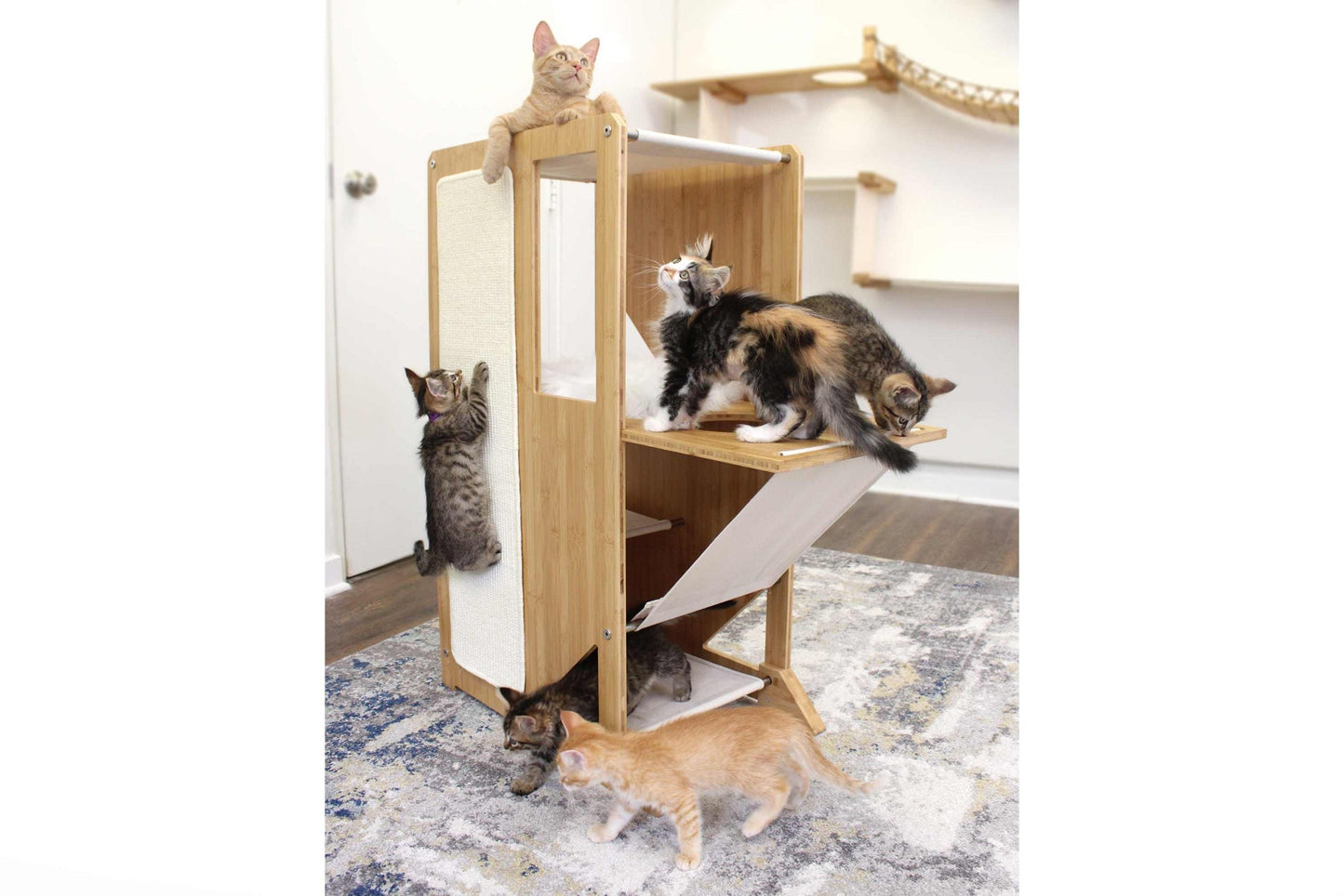 The Overlook - Sturdy - Bamboo Cat Tree