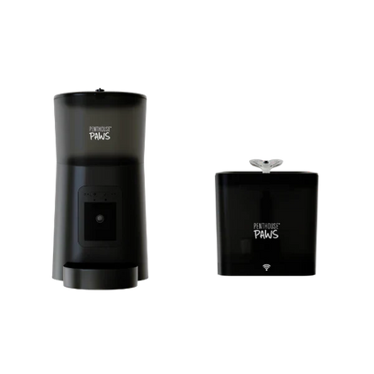 Smart HD Pet Feeder & Water Fountain Set – Automatic WiFi Pet Feeder with 1080p Camera, 6L Food Storage & 2.2L BPA-Free Fountain with 5-Level Filtration