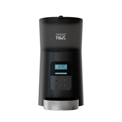 Automatic Cat Feeder – 6L Twist-Lock Food Storage with Programmable Meal Timer, Portion Control, Voice Recording & Backup Battery