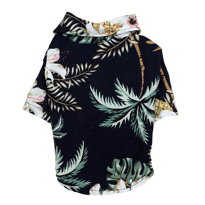 Hawaiian Dog Shirts – Tropical Aloha Button-Up for Small & Medium Dogs (XS–2XL, 8 Colors)