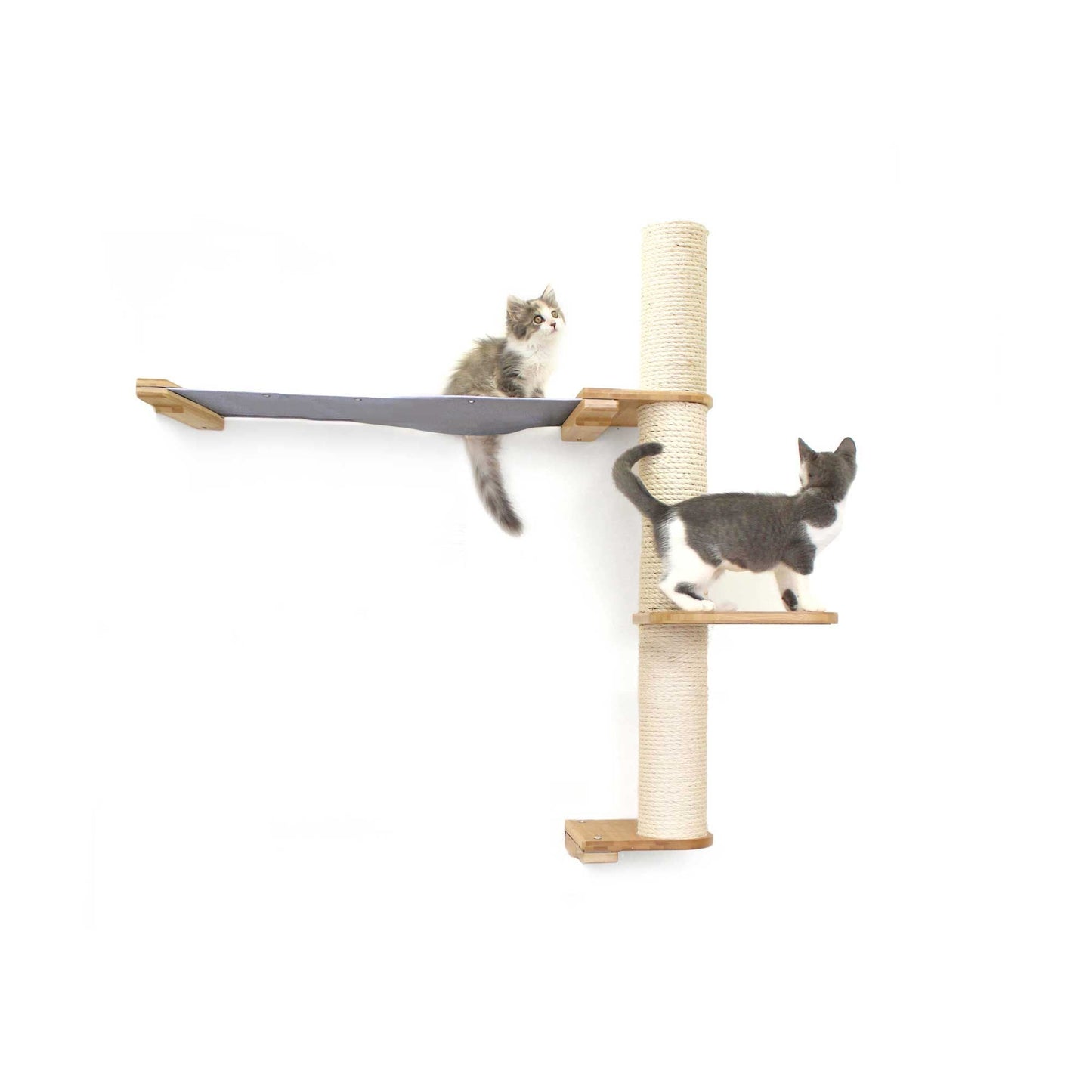 The Crow's Nest - A Wall Cat Scratcher with Hammock
